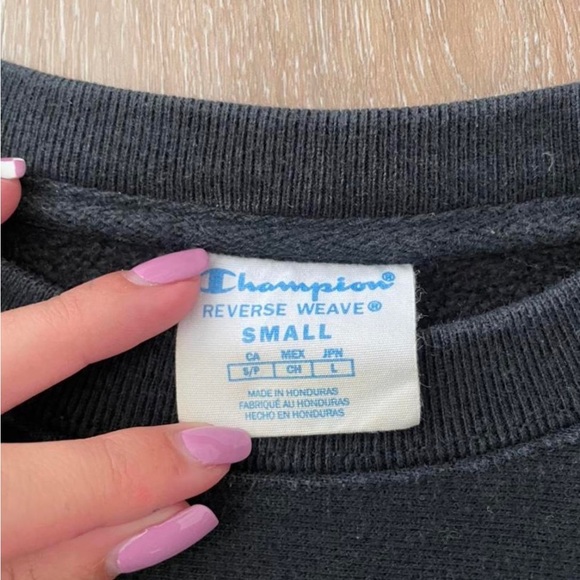 Black champion crewneck - Picture 3 of 4